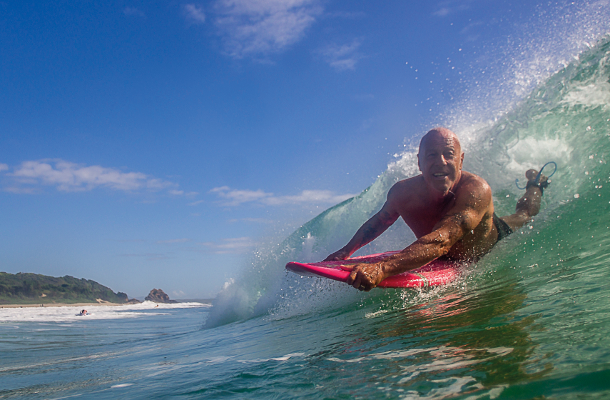 Older surfers enjoy new toy