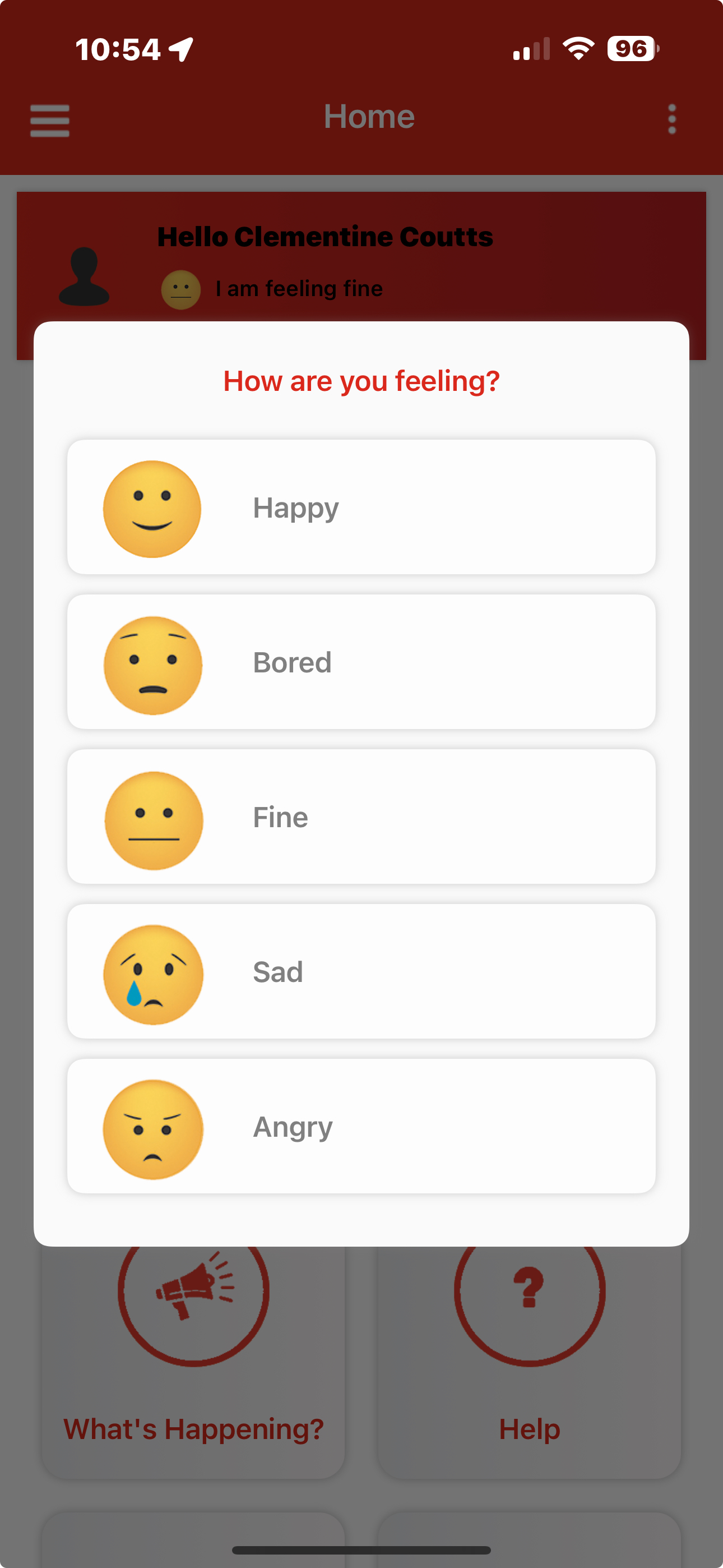 Wellbeing surveys and feedback